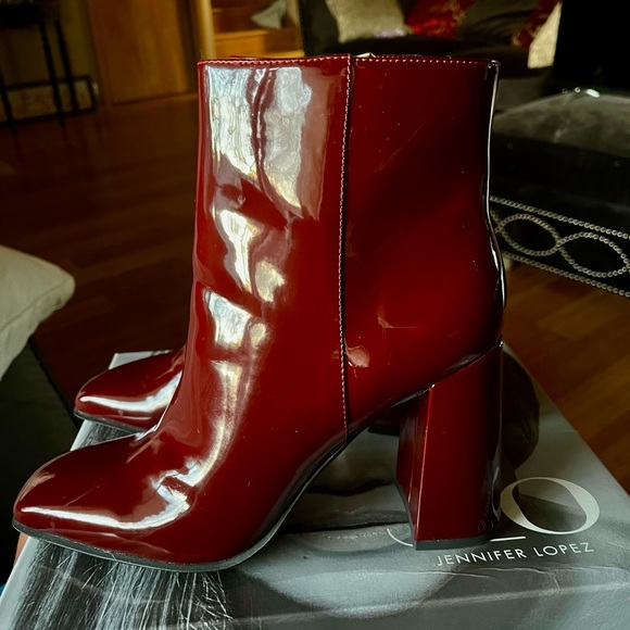 Dark Cherry J Lo Josey Bootie. - Picture 2 of 3